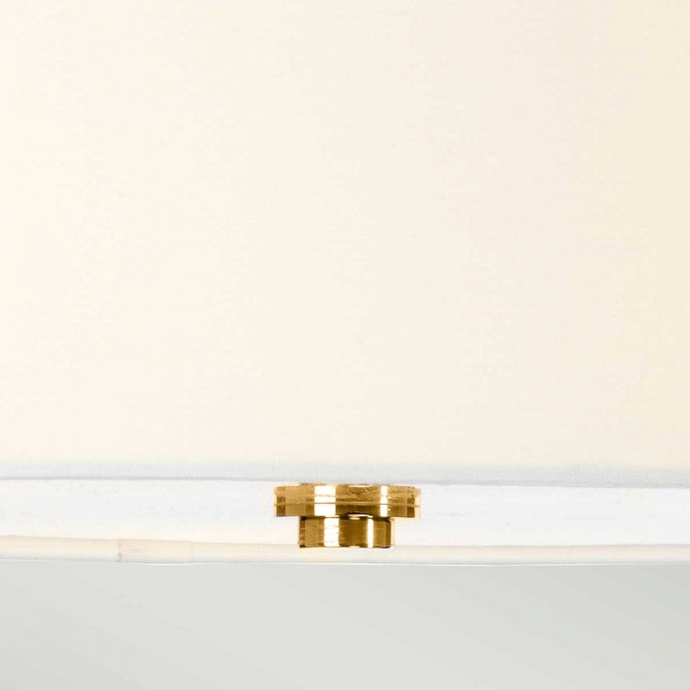BATH-FALMOUTH-SF-FG Falmouth 3 Light Semi-Flush French Gold/ White Shade