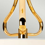 BATH-FALMOUTH-SF-FG Falmouth 3 Light Semi-Flush French Gold/ White Shade