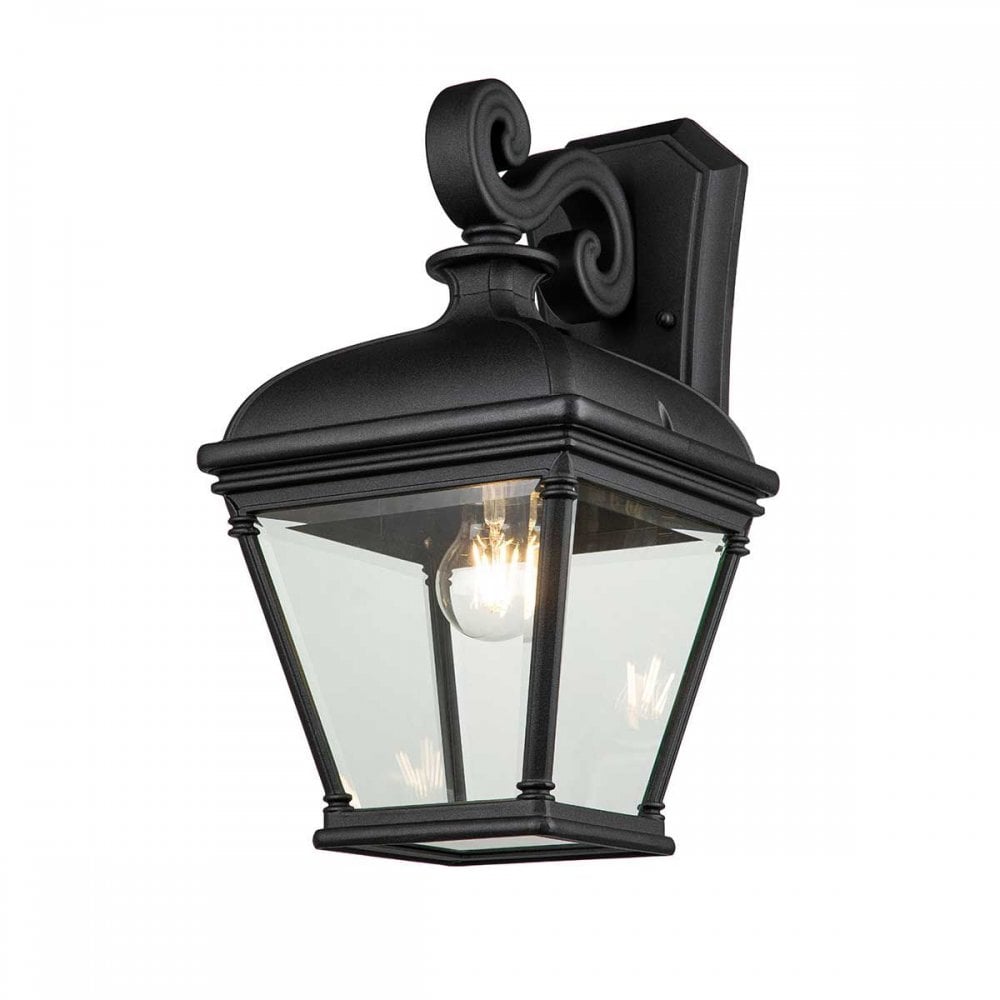 BAYVIEW-2L-BK Bayview 1 Light Large Wall Lantern Black