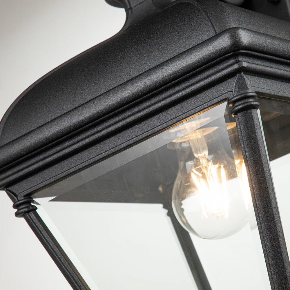 BAYVIEW-2L-BK Bayview 1 Light Large Wall Lantern Black