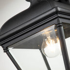 BAYVIEW-2L-BK Bayview 1 Light Large Wall Lantern Black
