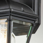 BAYVIEW-2S-BK Bayview 1 Light Small Wall Lantern Black