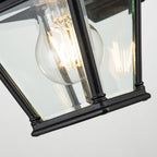 BAYVIEW-2S-BK Bayview 1 Light Small Wall Lantern Black