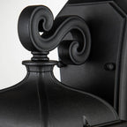 BAYVIEW-2S-BK Bayview 1 Light Small Wall Lantern Black