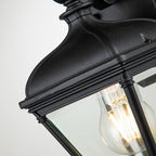 BAYVIEW-2S-BK Bayview 1 Light Small Wall Lantern Black