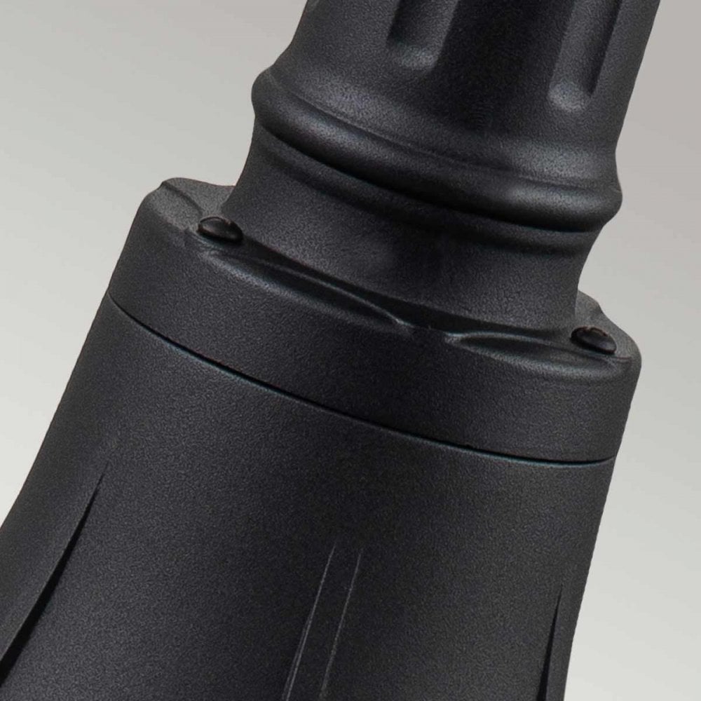 BAYVIEW-4M-BK Bayview 1 Light Medium Pillar Lantern Black
