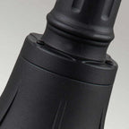 BAYVIEW-4M-BK Bayview 1 Light Medium Pillar Lantern Black