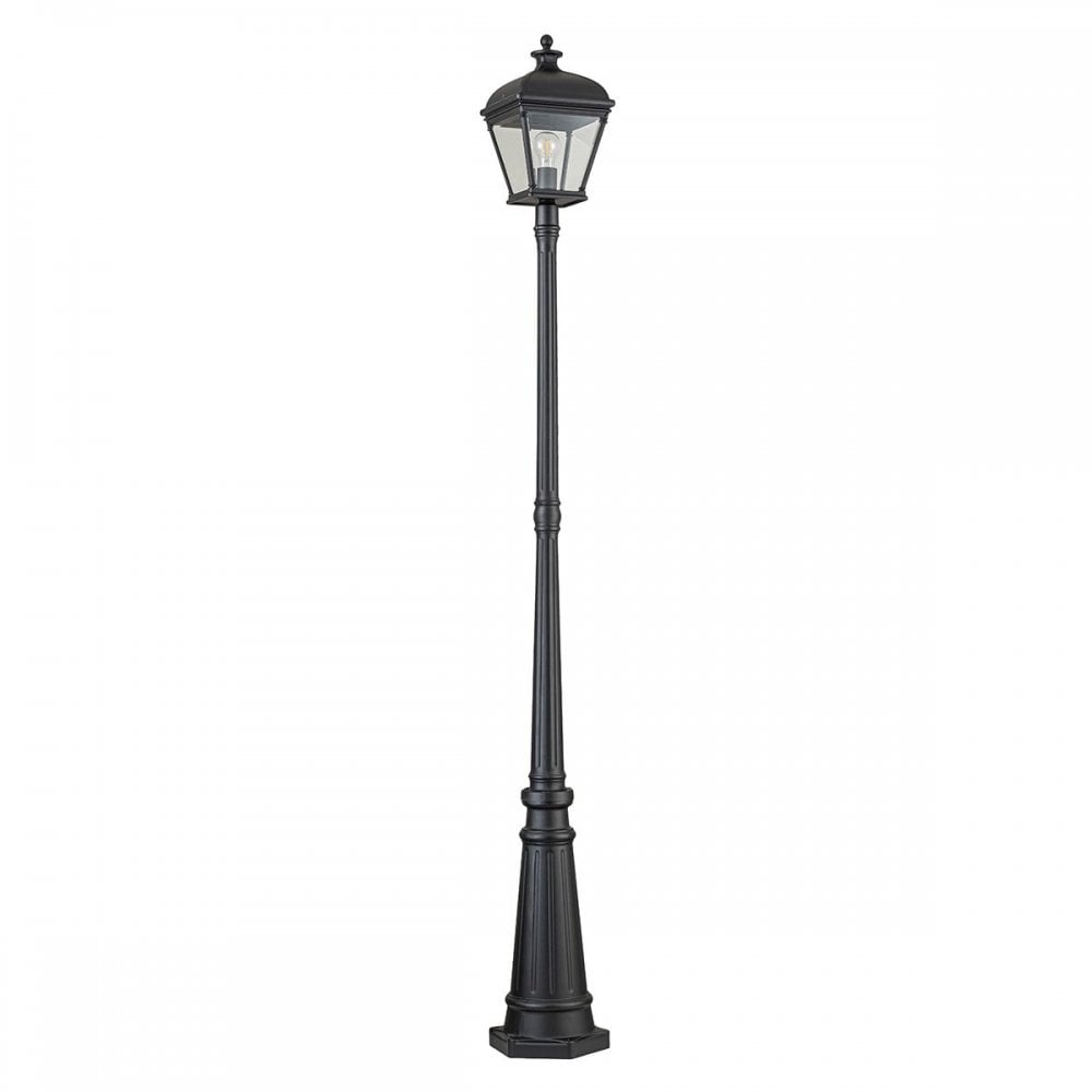 BAYVIEW-5L-BK Bayview 1 Light Lamp Post Black