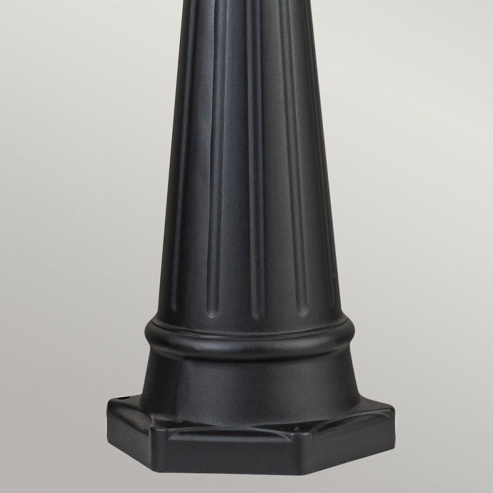 BAYVIEW-5L-BK Bayview 1 Light Lamp Post Black