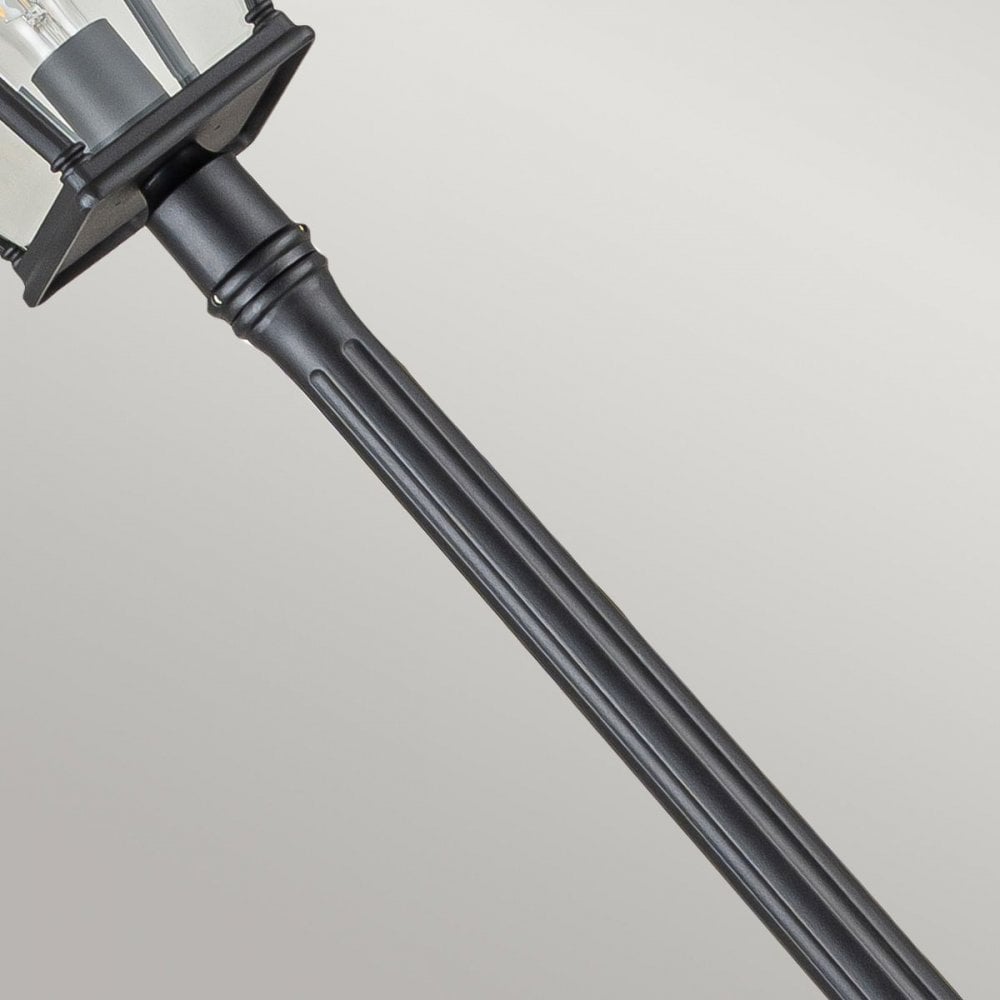 BAYVIEW-5L-BK Bayview 1 Light Lamp Post Black