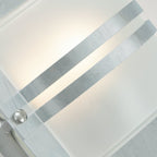 BERN-E27-GAL-F Bern 1 Light Wall Lantern Galvanised With Frosted Glass