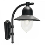C2-BLACK Como 1 Light Wall Lantern Black