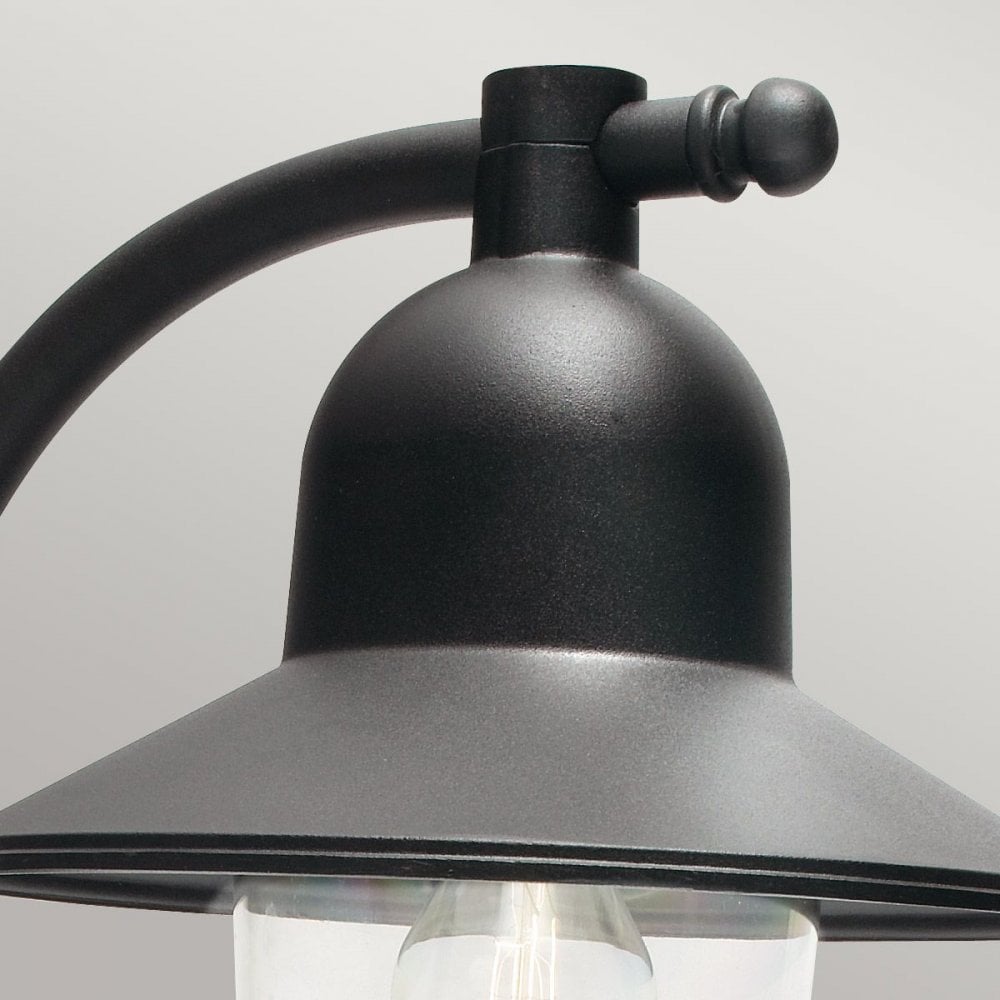 C2-BLACK Como 1 Light Wall Lantern Black