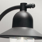 C2-BLACK Como 1 Light Wall Lantern Black