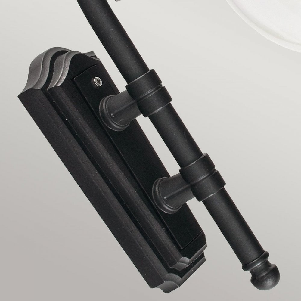 C2-BLACK Como 1 Light Wall Lantern Black