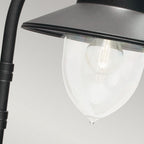 C2-BLACK Como 1 Light Wall Lantern Black