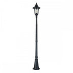 CC5-M-BK Chicago 1 Light Single Head Lamp Post Textured Black