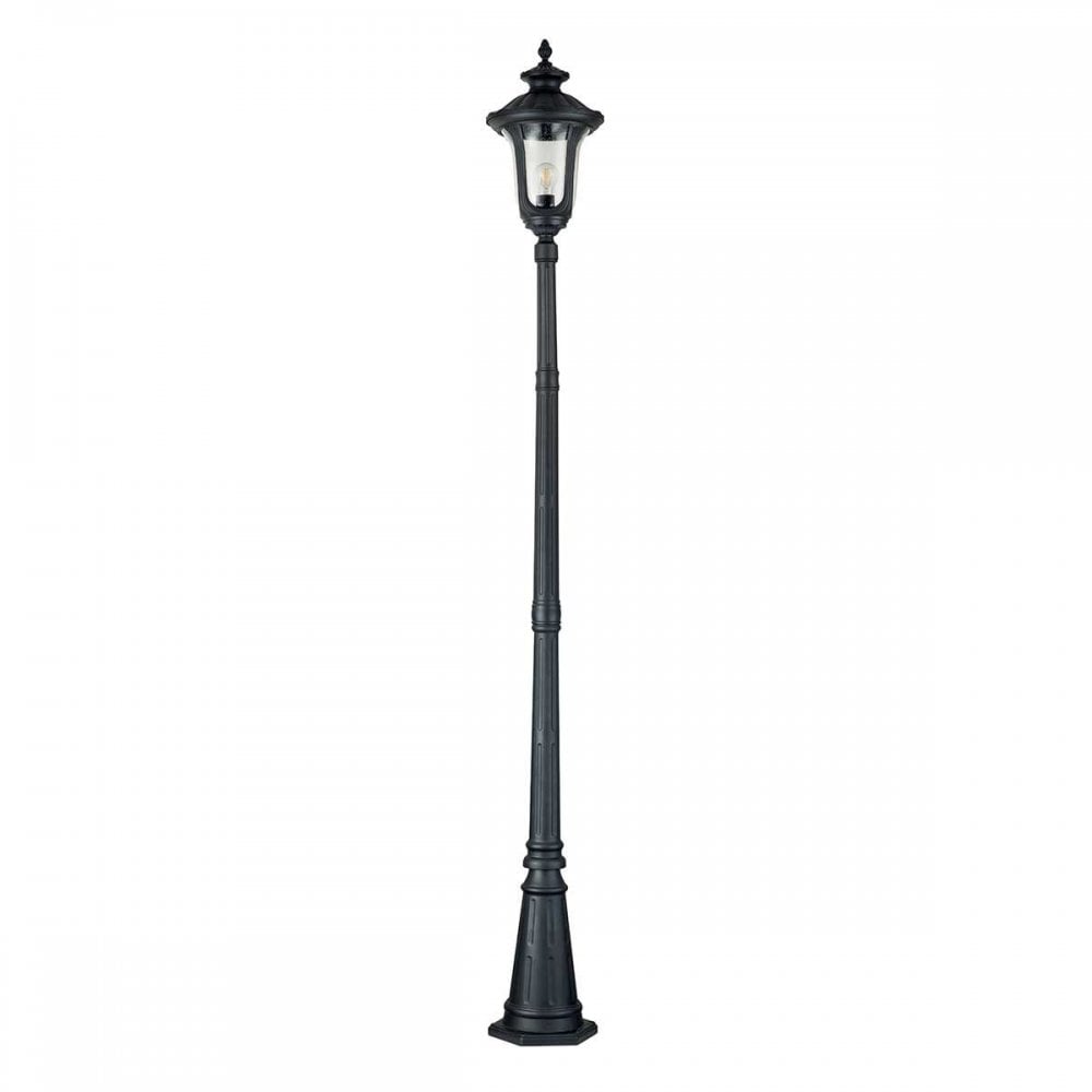 CC5-M-BK Chicago 1 Light Single Head Lamp Post Textured Black