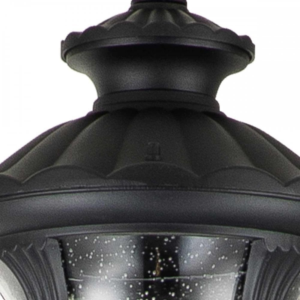 CC5-M-BK Chicago 1 Light Single Head Lamp Post Textured Black