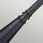 CC5-M-BK Chicago 1 Light Single Head Lamp Post Textured Black