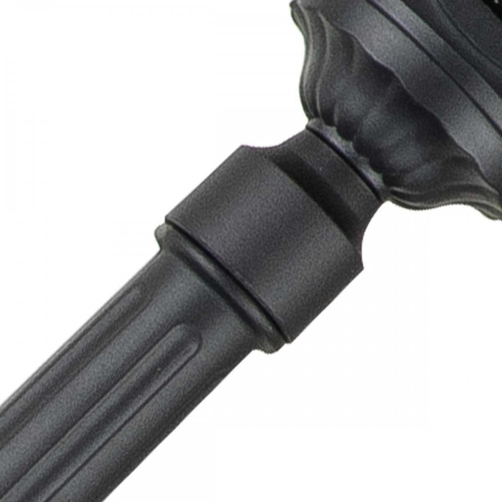 CC5-M-BK Chicago 1 Light Single Head Lamp Post Textured Black