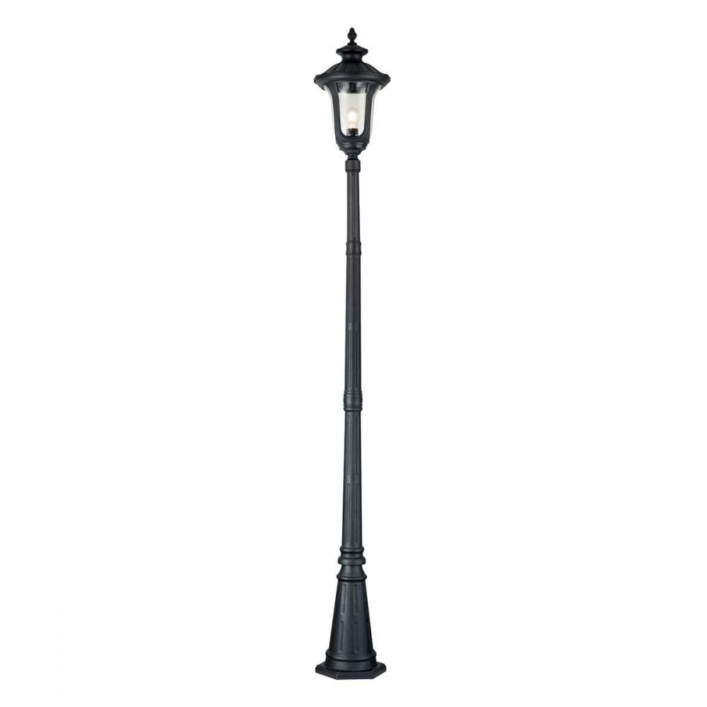 CC5-M-BK Chicago 1 Light Single Head Lamp Post Textured Black