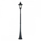 CC5-M-BK Chicago 1 Light Single Head Lamp Post Textured Black