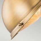CHISWICK-ATB Chiswick 1Lt Brass Sign Light Antique Brass