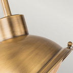 CHISWICK-ATB Chiswick 1Lt Brass Sign Light Antique Brass