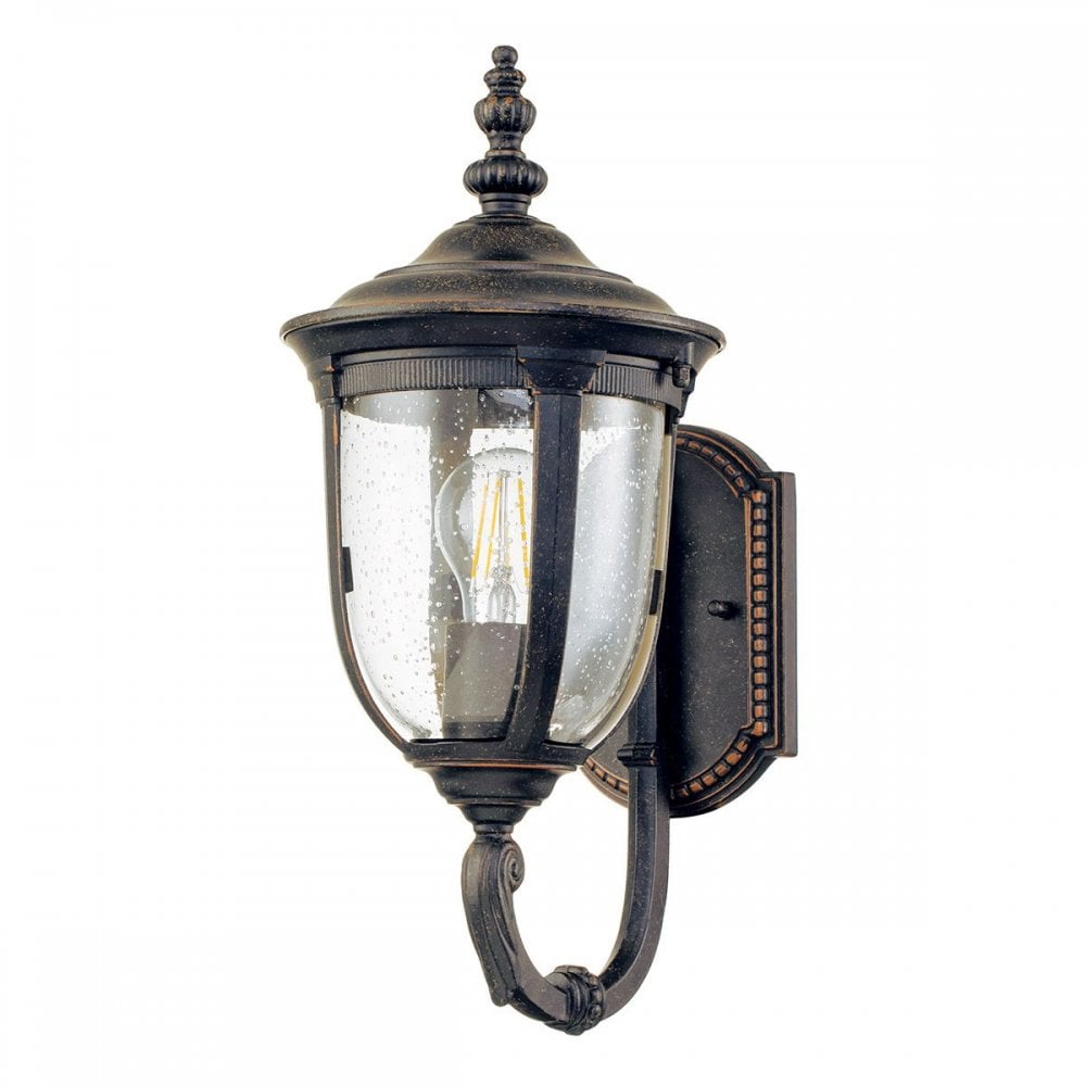 CL1-S Cleveland 1 Light Small Wall Lantern Weathered Bronze