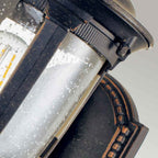 CL1-S Cleveland 1 Light Small Wall Lantern Weathered Bronze