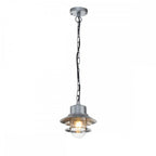 COPENHAGEN8-SIL Copenhagen 1 Light Chain Lantern Silver