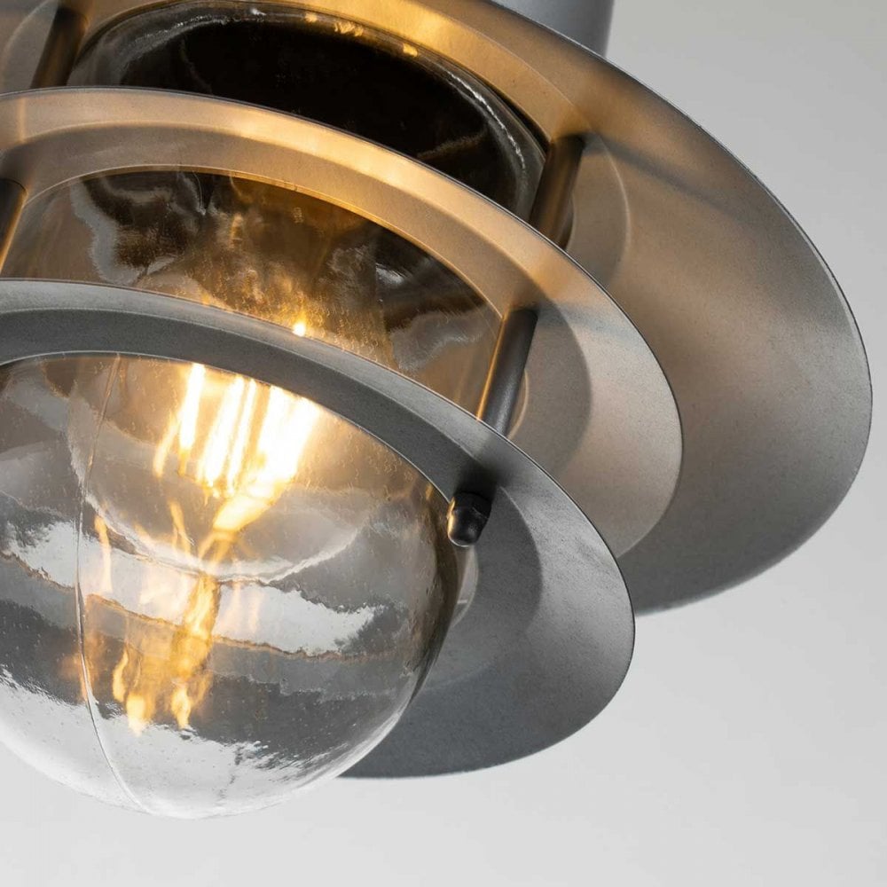 COPENHAGEN8-SIL Copenhagen 1 Light Chain Lantern Silver