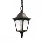 CP9-BLACK Chapel 1 Light Chain Lantern Black