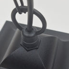 CPM9-BLACK Chapel 1 Light Mini Chain Lantern Black