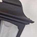 CPM9-BLACK Chapel 1 Light Mini Chain Lantern Black