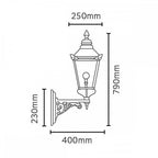 CS1-COPPER Chelsea 1 Light Wall Lantern Copper