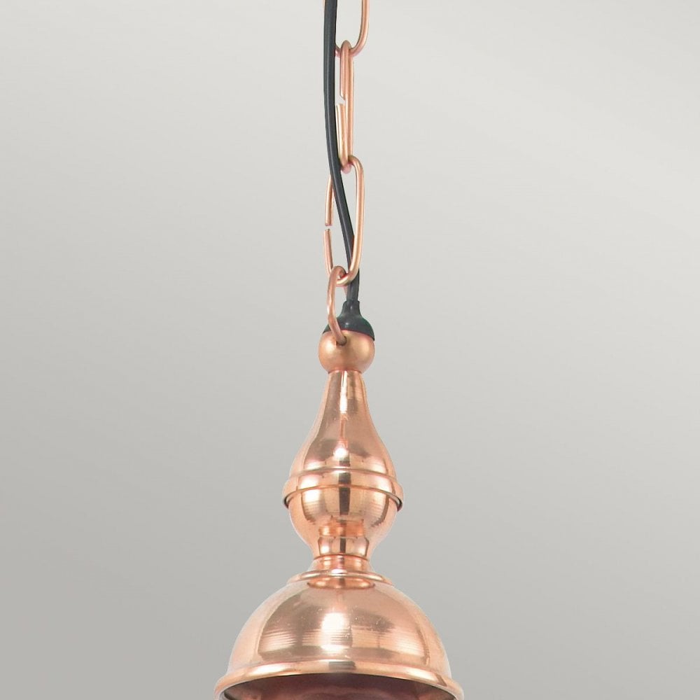 CS8-COPPER Chelsea 1 Light Chain Lantern Copper