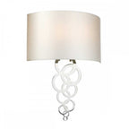 CURTIS-LARGE-PC Curtis Large 2 Light Wall Light Polished Chrome