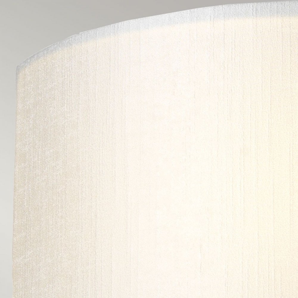 DL-COOPER-M-IV-AB Cooper Medium Curved Wall Light with Aged Brass Back Plate