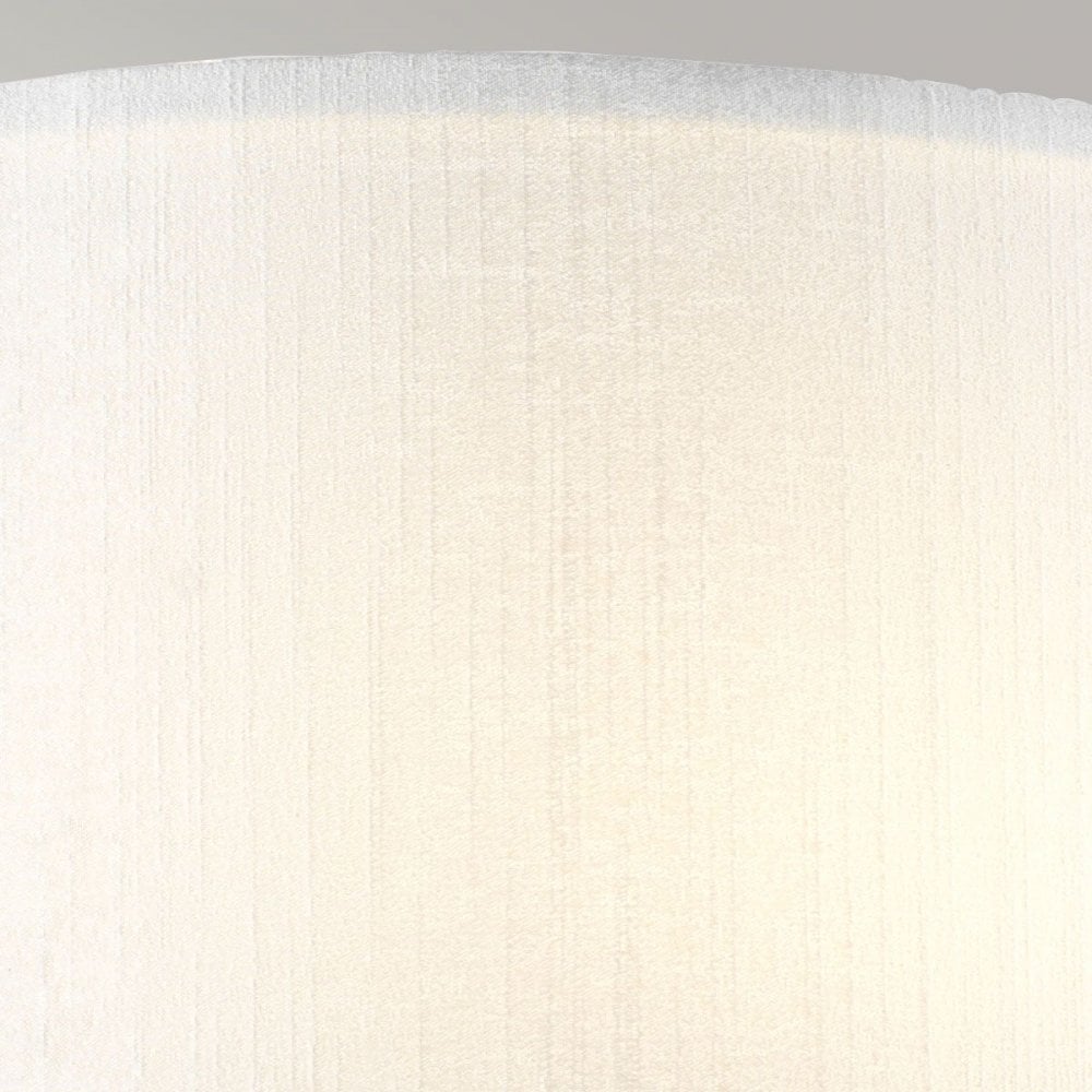 DL-COOPER-M-IV-PC Cooper Medium Curved Wall Light with Polished Chrome Back Plate