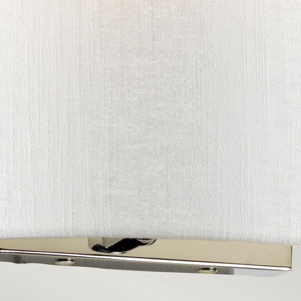 DL-COOPER-M-IV-PC Cooper Medium Curved Wall Light with Polished Chrome Back Plate