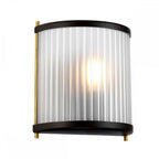DL-CORONA1-BAB Corona 1 Light Wall Light Museum Bronze Dark Brown Painted/ Aged Brass