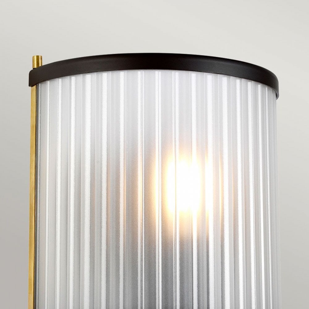 DL-CORONA1-BAB Corona 1 Light Wall Light Museum Bronze Dark Brown Painted/ Aged Brass