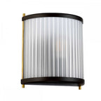 DL-CORONA1-BAB Corona 1 Light Wall Light Museum Bronze Dark Brown Painted/ Aged Brass