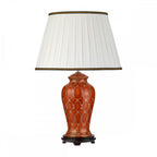 DL-DATAI-TL Datai 1 Light Table Lamp Terracotta and Gold