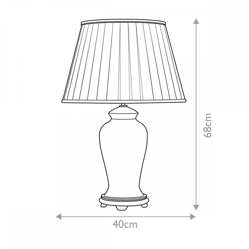 DL-DATAI-TL Datai 1 Light Table Lamp Terracotta and Gold