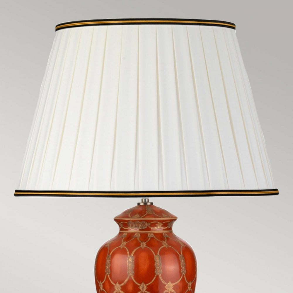 DL-DATAI-TL Datai 1 Light Table Lamp Terracotta and Gold