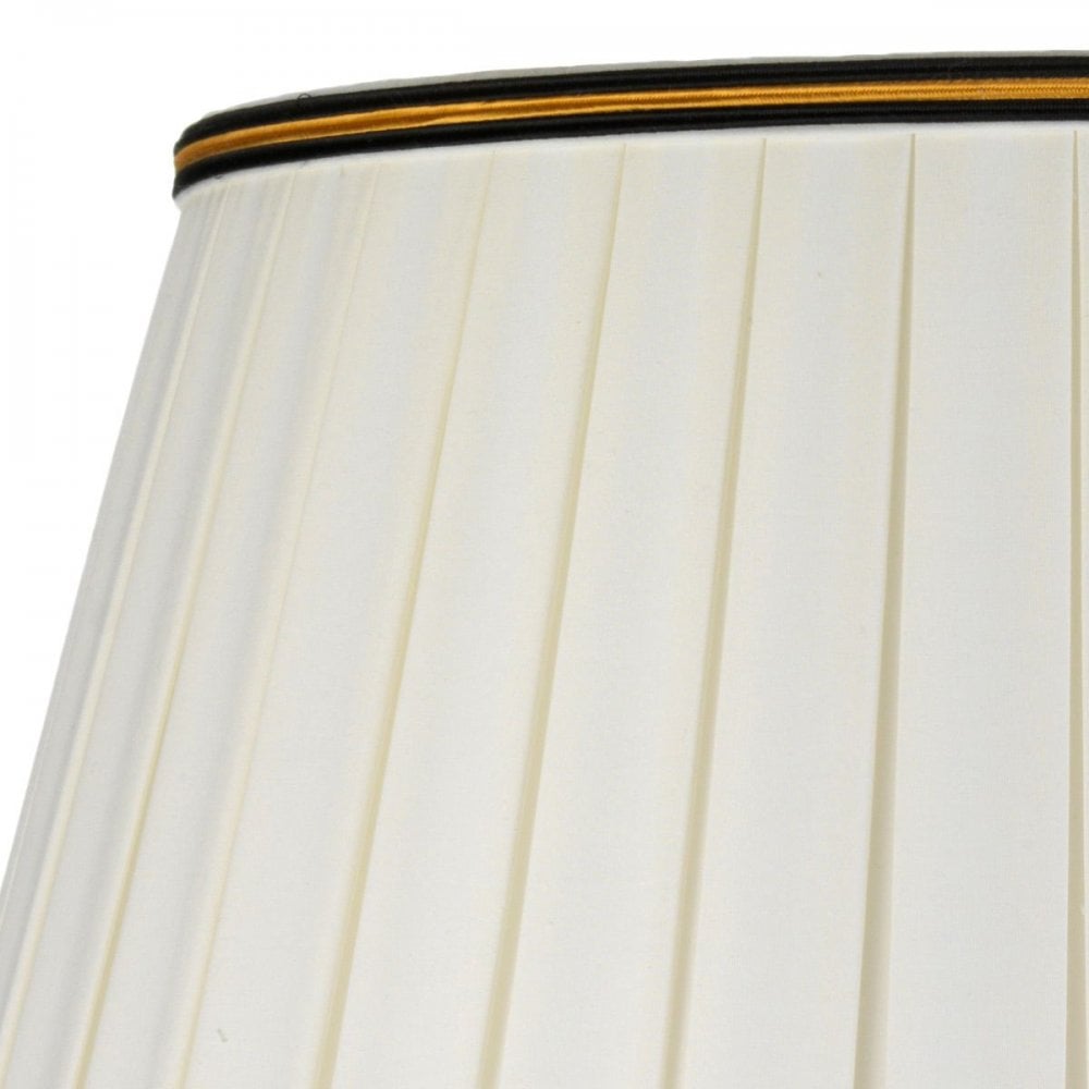 DL-DIAN-TL Dian 1 Light Table Lamp With Tall Empire Shade Silver and Gold