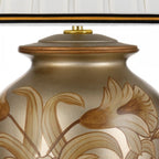 DL-DIAN-TL Dian 1 Light Table Lamp With Tall Empire Shade Silver and Gold